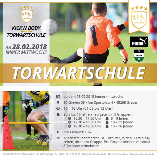 TORWARTSCHULE in GREVEN Paket 2